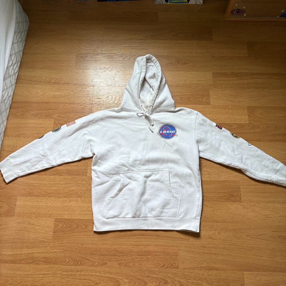 Logic Merch Unisex White Hoodie